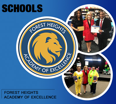 Forest Heights is an academic magnet school in Baton Rouge with a focus on integrating the performing arts into the curriculum.  Classroom teachers collaborate weekly with the teachers from the arts department to help teach the skills students are focusing on in the classrooms.  This combination of joining the arts department with classroom instruction has proven to be very successful for our school.

In addition to core subject instruction, each week students receive at least five hours of arts instruction based on national and state standards taught by certified professional teaching artists in state-of-the-art studio classrooms.