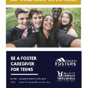 Recruitment of Foster Parents for Teens // May 2019