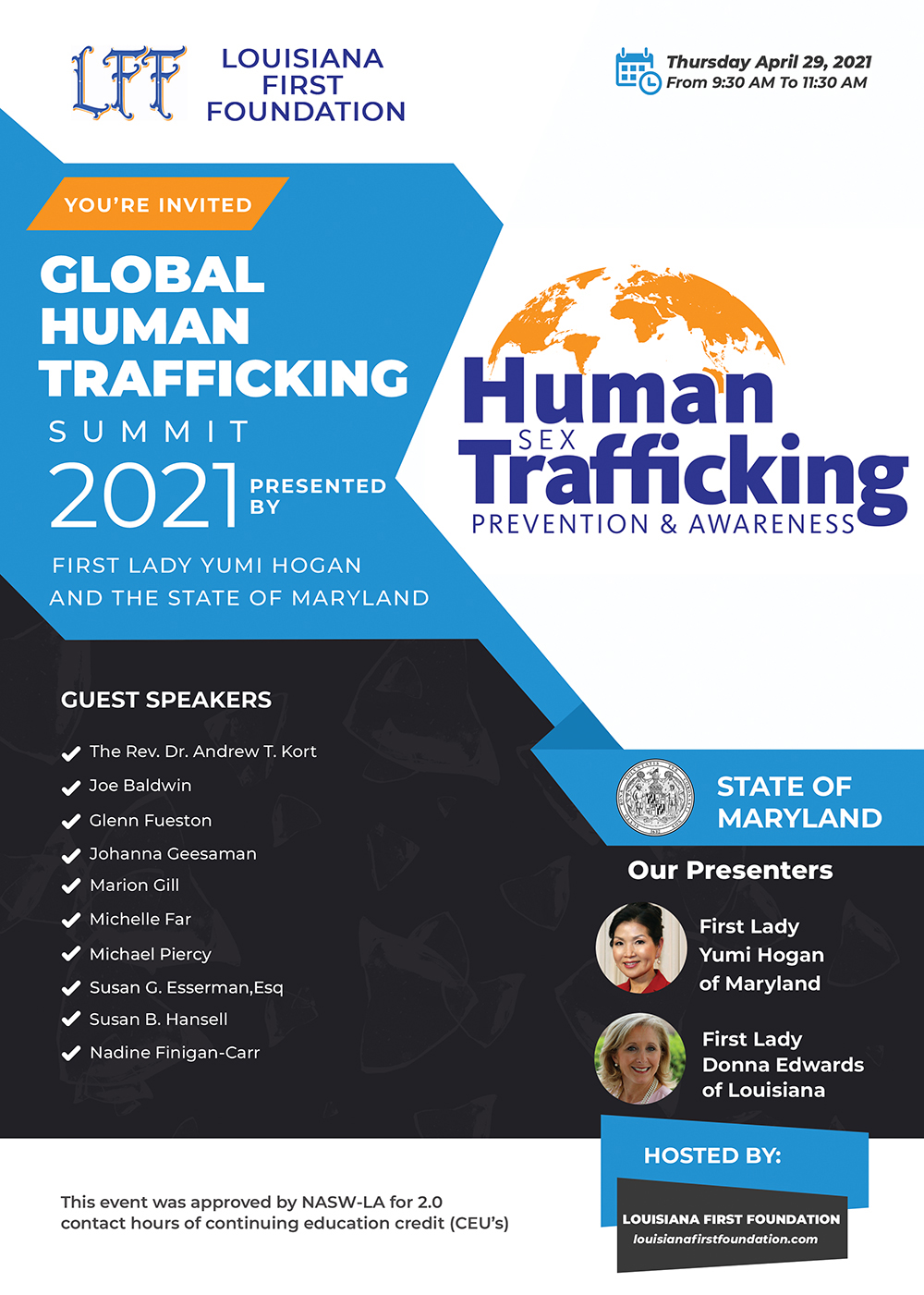 Global Human Trafficking Summit 2021 – Maryland