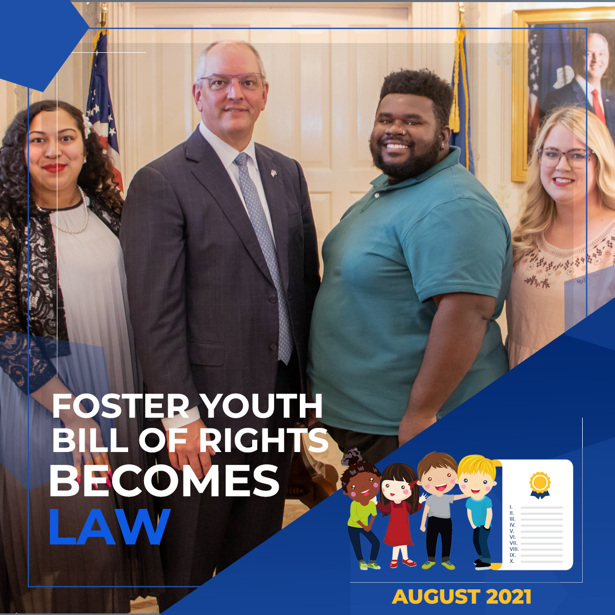 Louisiana Fosters – Foster Youth Bill of Rights Becomes Law