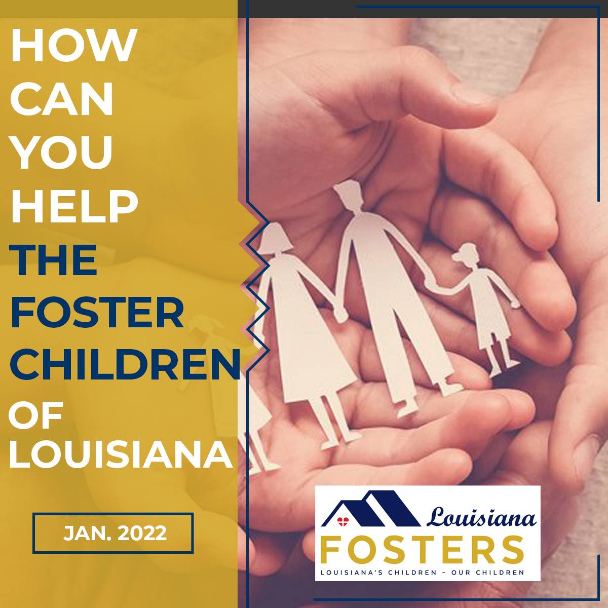 Louisiana Fosters – How Can You Help The Foster Children of Louisiana?