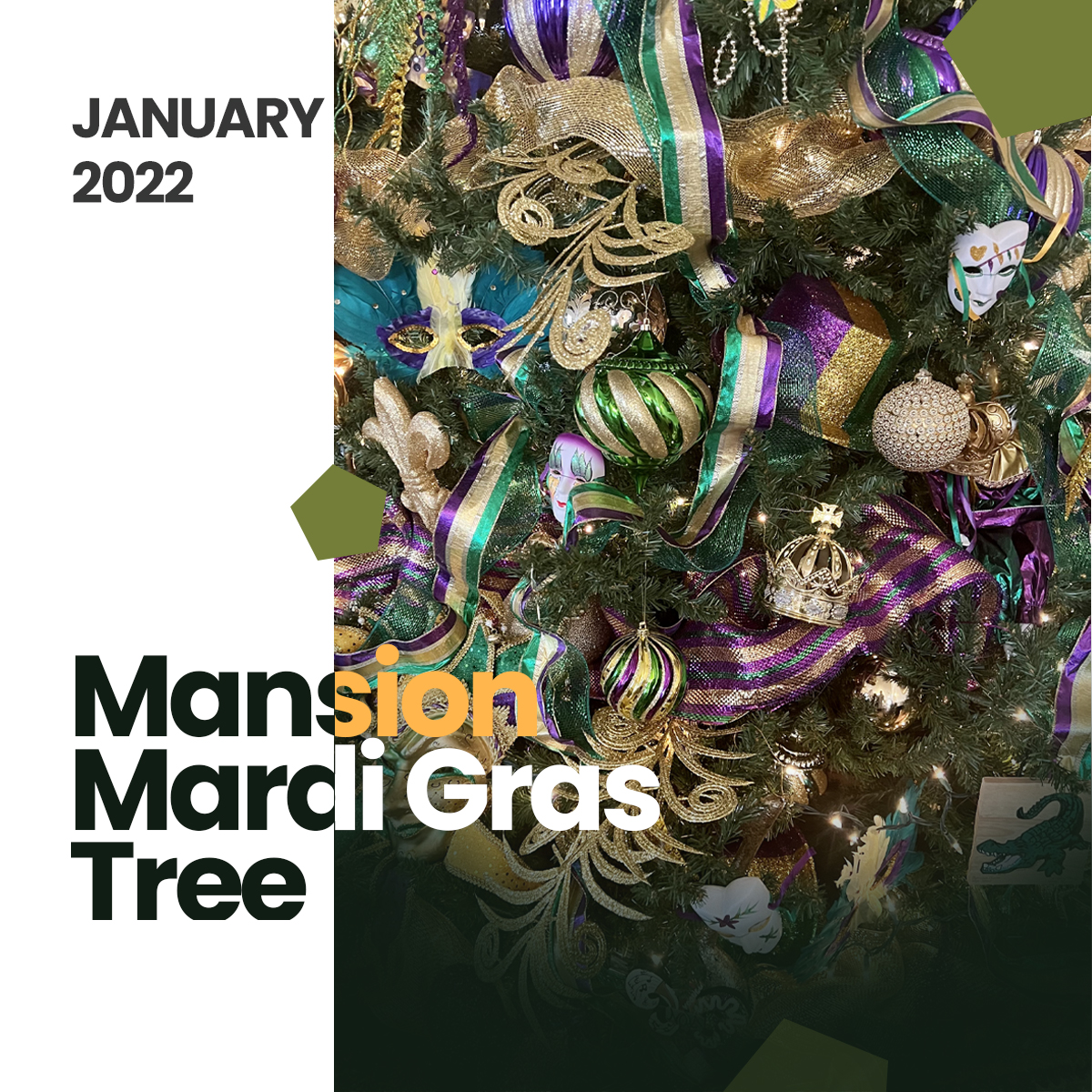 The Governor’s Mansion: Mardi Gras Tree