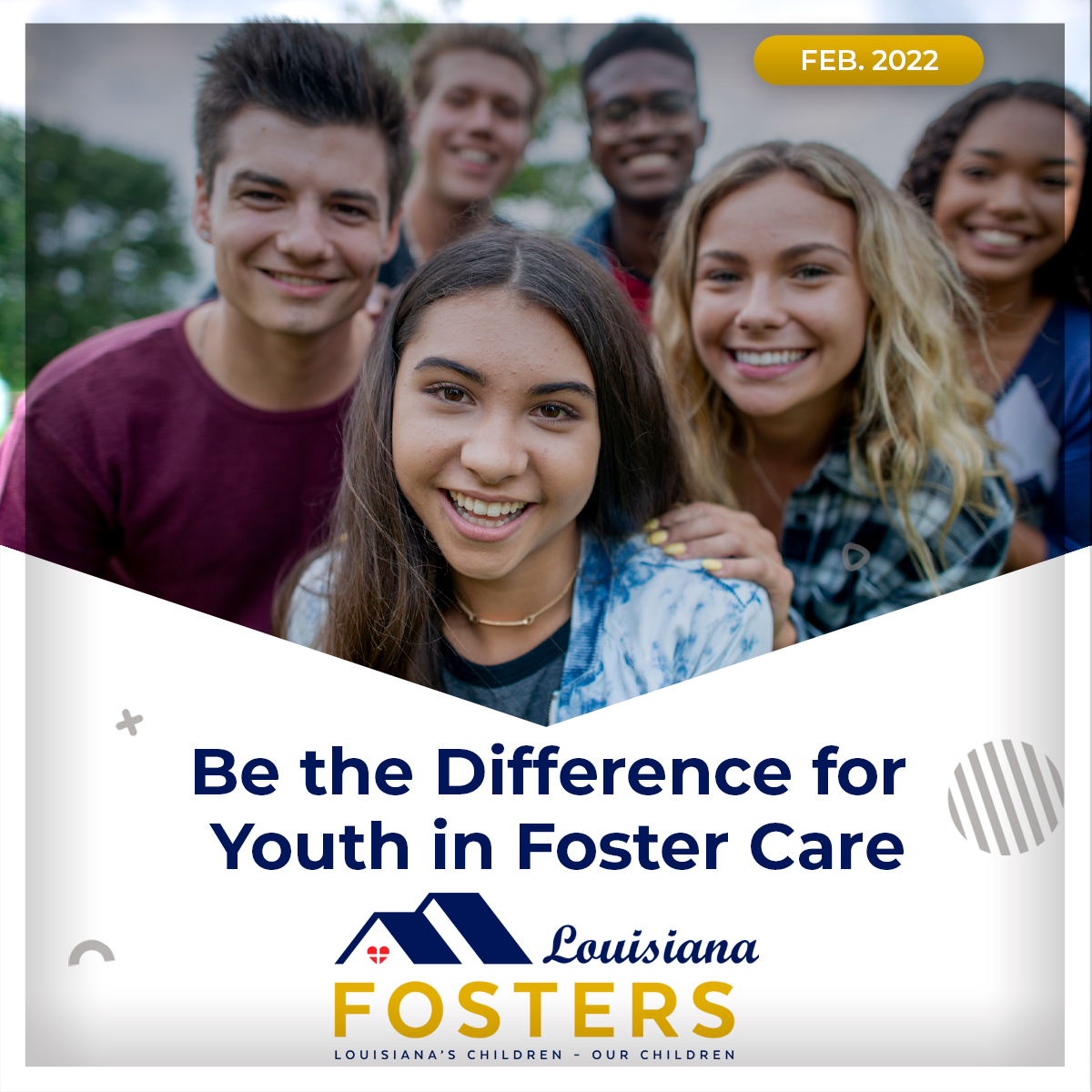 Louisiana Fosters – Be the Difference for Youth in Foster Care