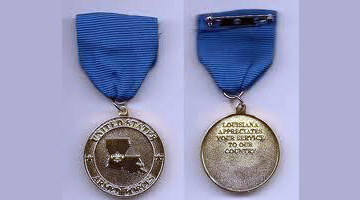 Louisiana Veterans Honor Medal<br> MILITARY